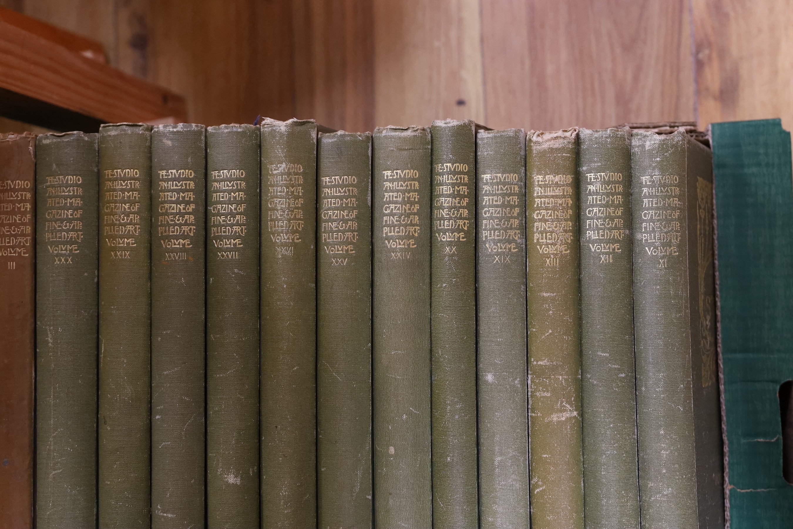 Fifteen Volumes of The Studio from 1902